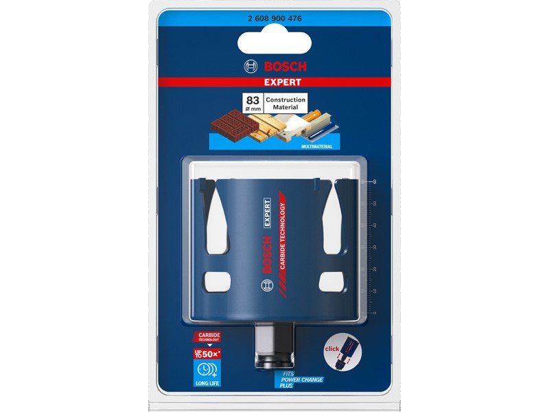 Žaga za izrezovanje lukenj Bosch EXPERT Construction Material, 83x60mm, 2608900476